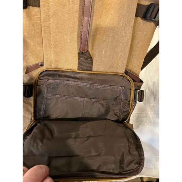 Colorful Travel Canvas Top Loading Backpack - Picture 4 of 7